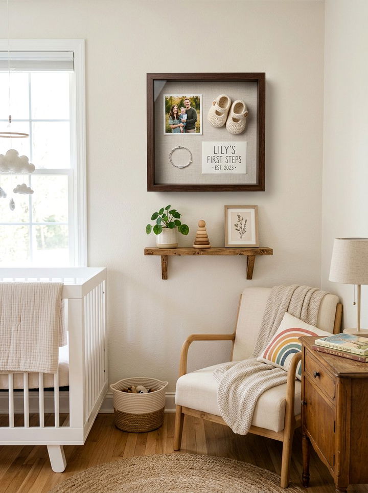 Shadow Box Family Keepsake Bedroom - 30 bedroom family photo ideas