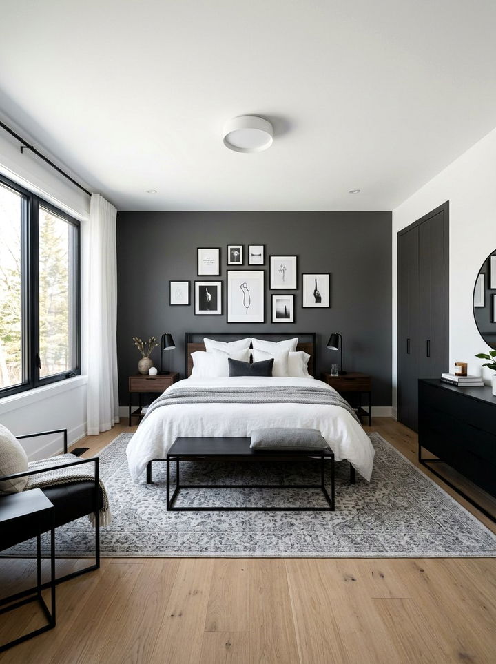 Shadow Gray And White Bedroom - 30 gray and white bedroom color combo