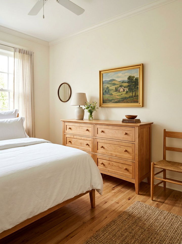 Shaker Style Maple Dresser - 30 bedroom wood dressers