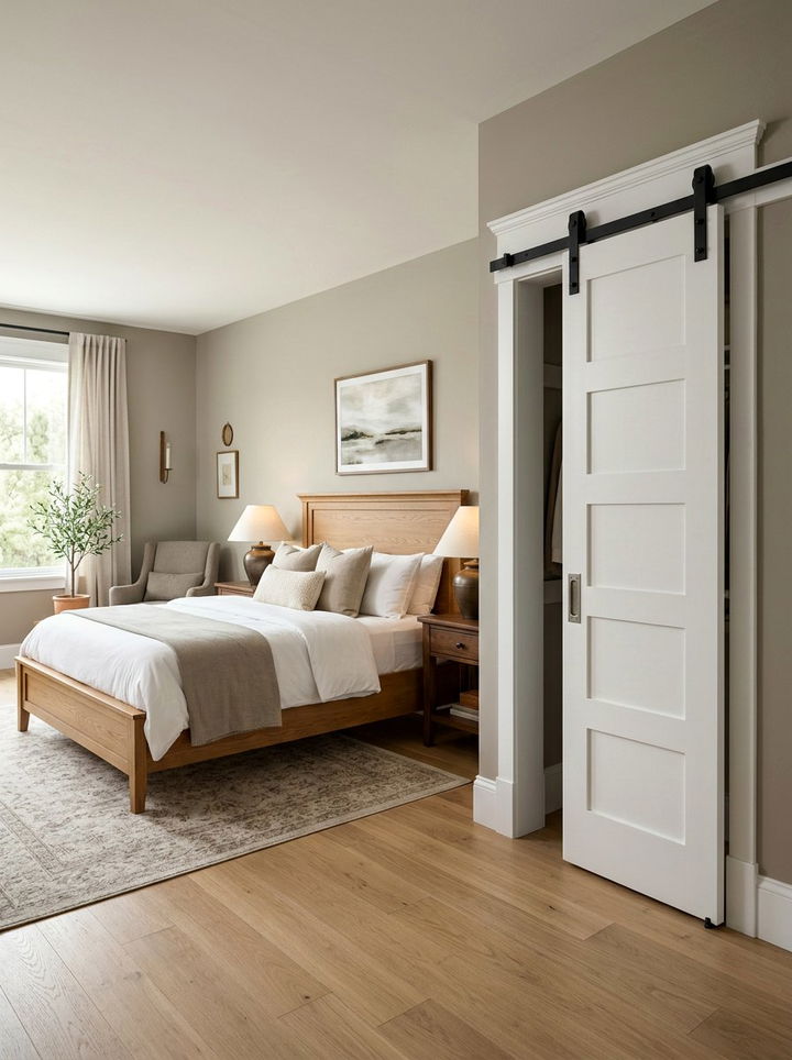 Shaker Style Sliding Door - 30 bedroom barn doors