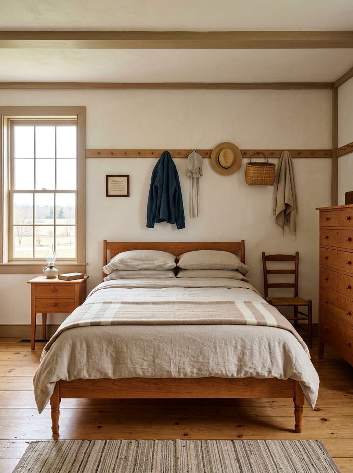 Shaker bedroom - 30 historic home bedroom ideas