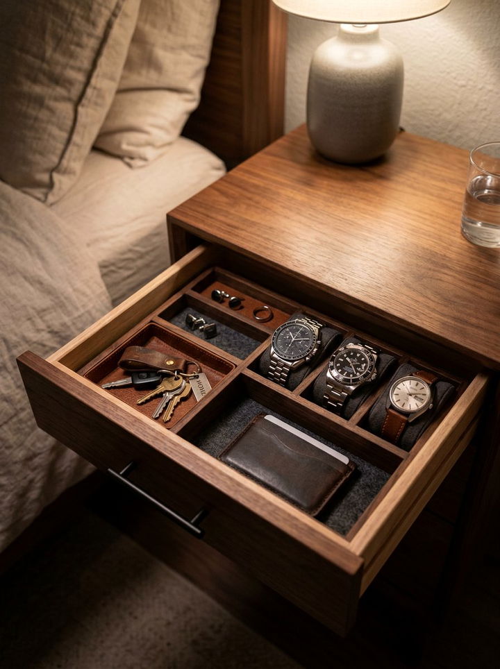 Shallow Accessory Trays - 30 bedroom drawer organizers