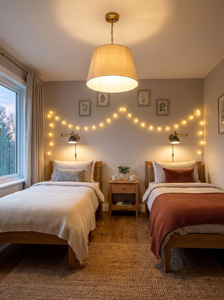Shared Bedroom Lighting - 30 siblings bedroom ideas