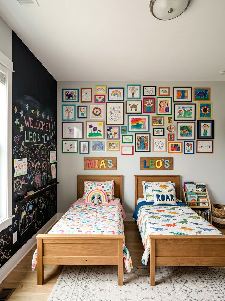 Shared Bedroom Wall Decor - 30 siblings bedroom ideas