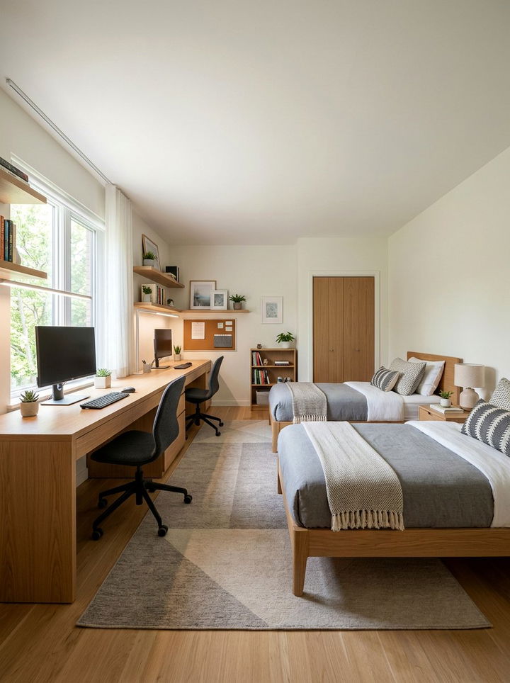 Shared Bedroom With Desk - 30 siblings bedroom ideas