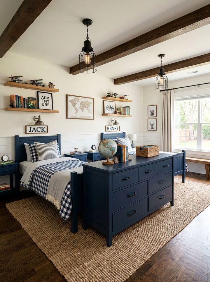 Shared Boys Bedroom - 30 siblings bedroom ideas