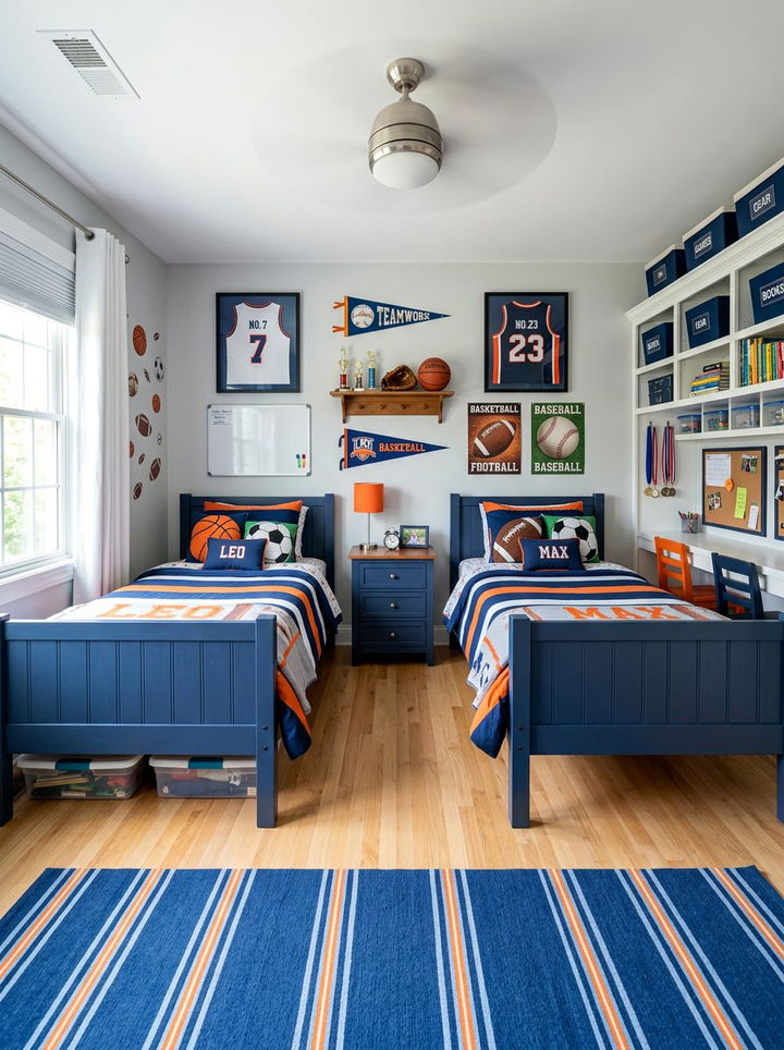 Shared Boys Bedroom - 30 interior designer bedroom ideas