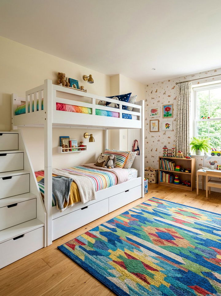 Shared Bunk Bedroom - 30 townhouse bedroom ideas