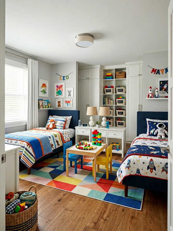 Shared Kids Bedroom Layout - 30 bedroom furniture placement