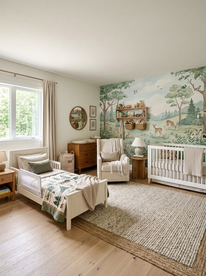 Shared Nursery And Toddler Room - 30 siblings bedroom ideas