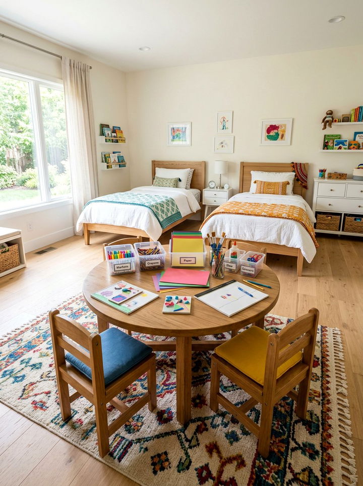 Shared Room Activity Table - 30 shared bedroom ideas