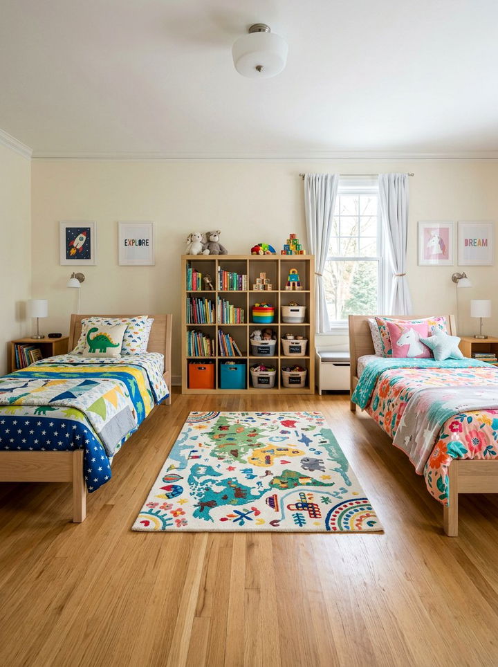 Shared kids bedroom layout - 30 bedroom floor plan ideas