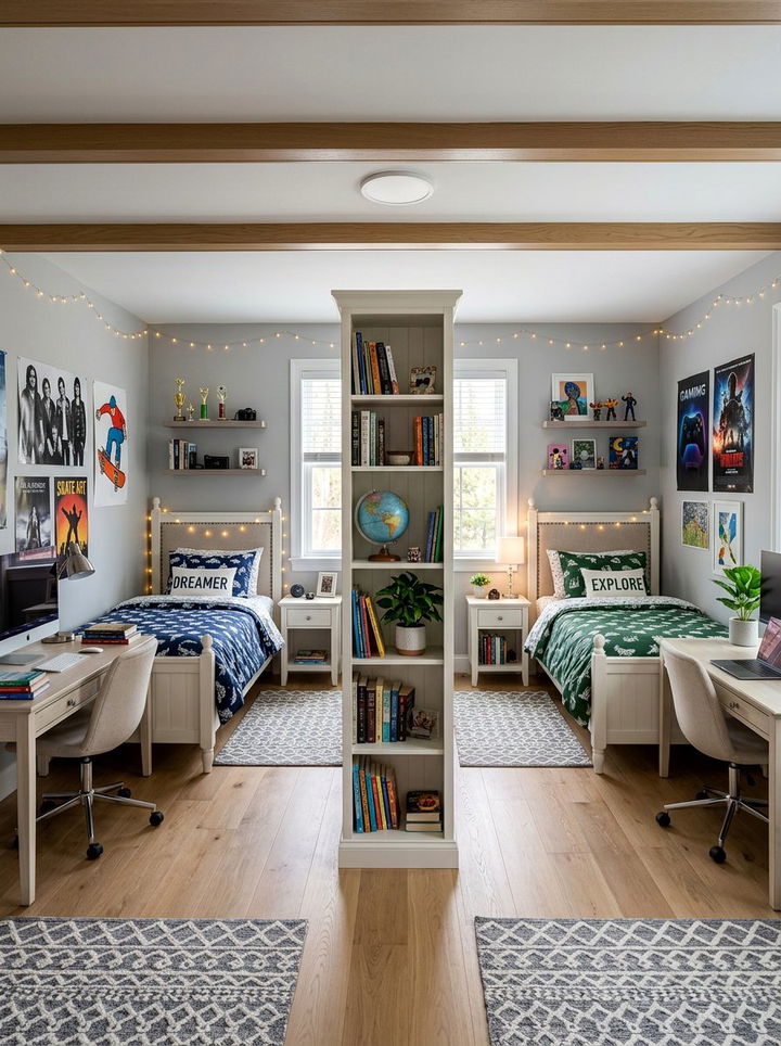 Shared teen bedroom - 30 teen bedroom ideas