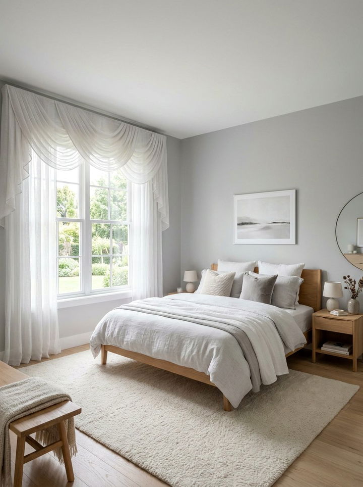 Sheer Swag Valance - 30 bedroom window valances