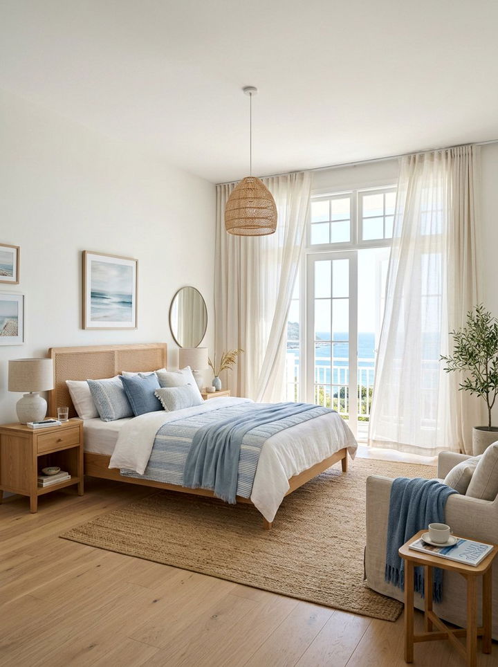 Sheer linen drapes - 30 bedroom window treatments