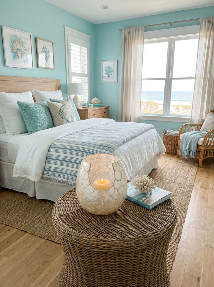 Shell Candle Holder - 30 bedroom candle holders