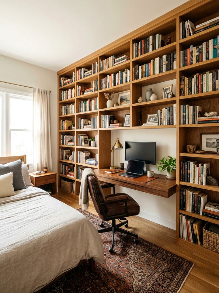 Shelving Bedroom Built In Desk - 30 bedroom built-in desks
