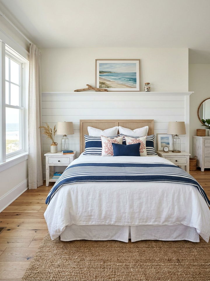 Shiplap Bedroom Half Wall - 30 bedroom half wall ideas