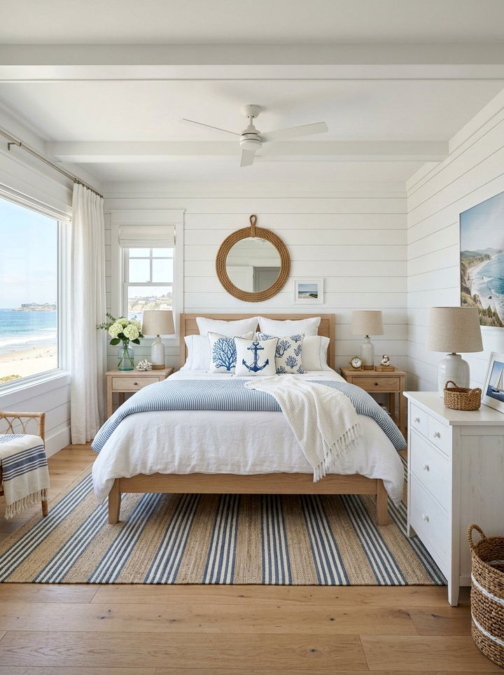 Shiplap Bedroom Wall - 30 bedroom backsplash ideas