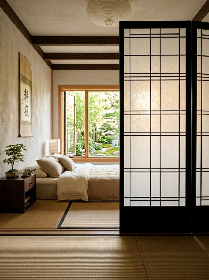 Shoji Screen Divider - 30 bedroom closet dividers