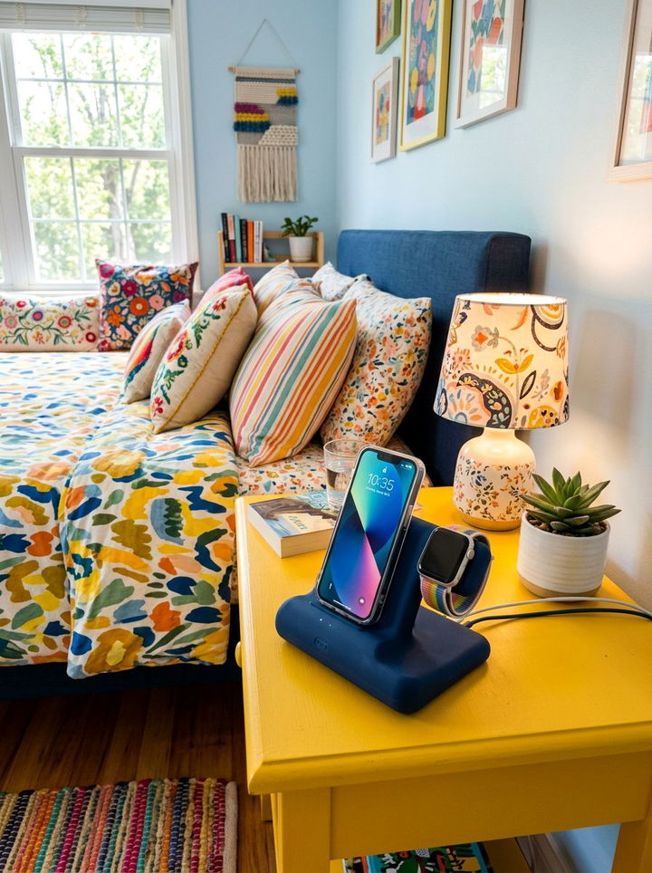 Silicone Charging Dock - 30 bedroom phone chargers