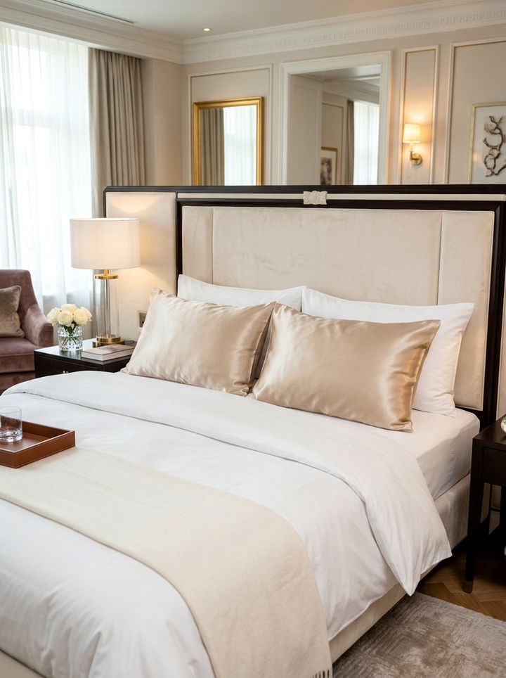 Silk Pillowcase Set - 30 bedroom finishing touches ideas