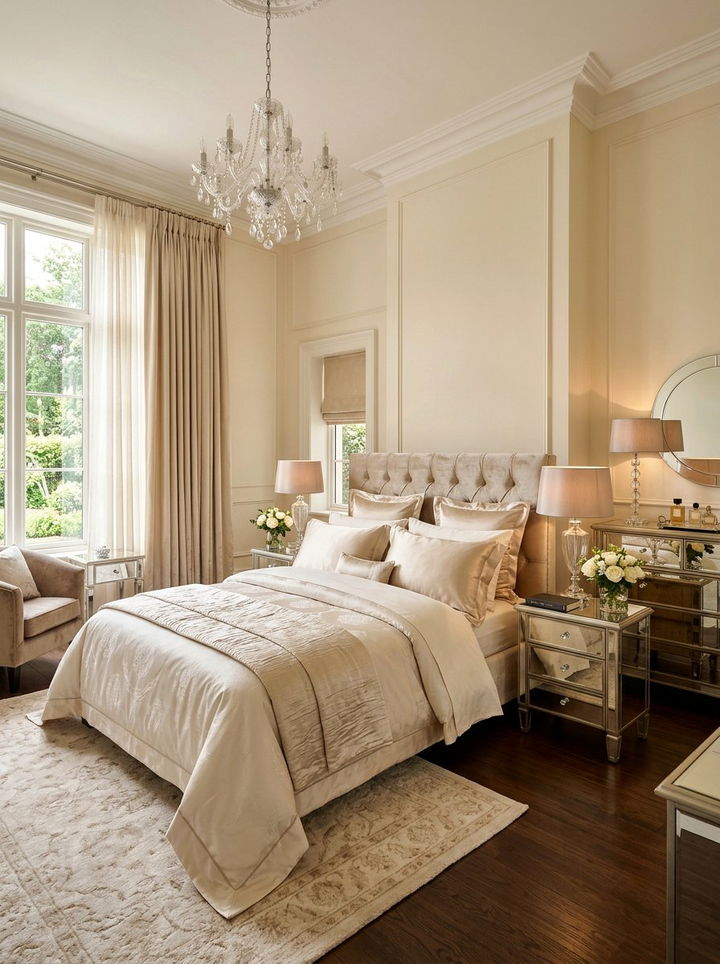 Silk Pillowcases - 30 bedroom texture layering ideas