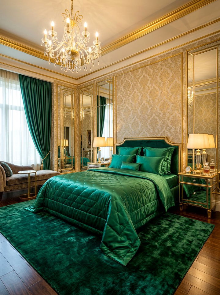 Silk Satin Bedroom - 30 bedroom bed making ideas