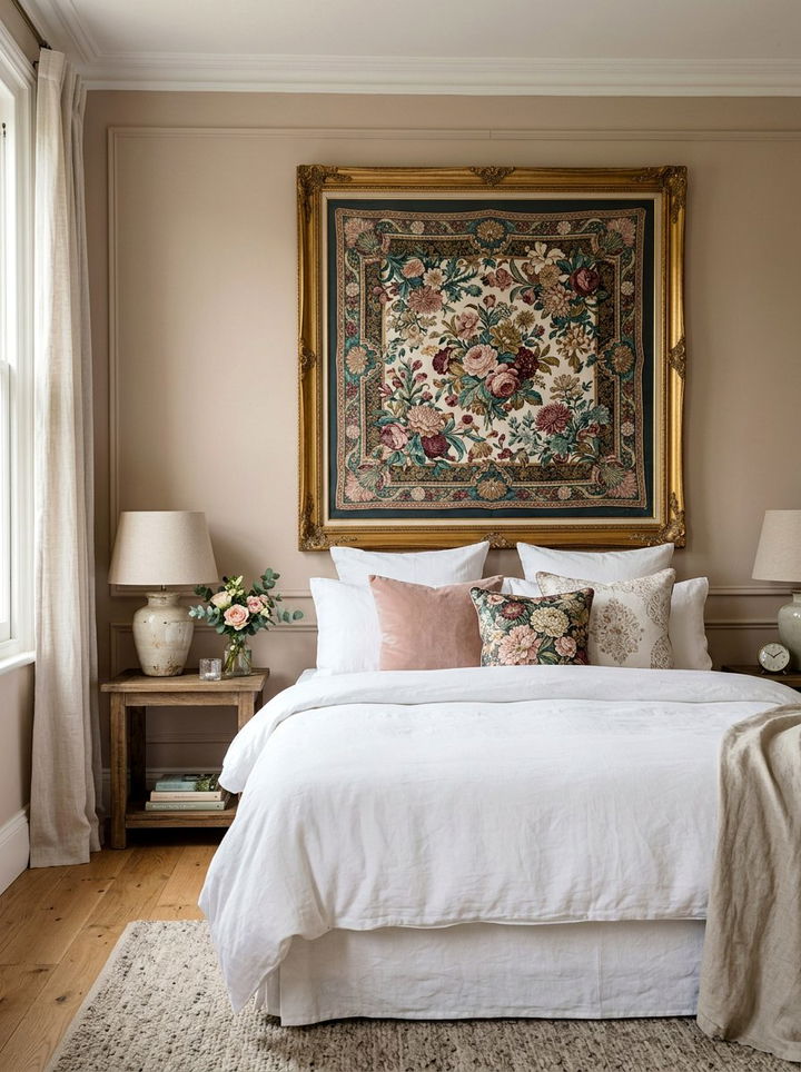 Silk Scarf Art - 30 secondhand bedroom ideas