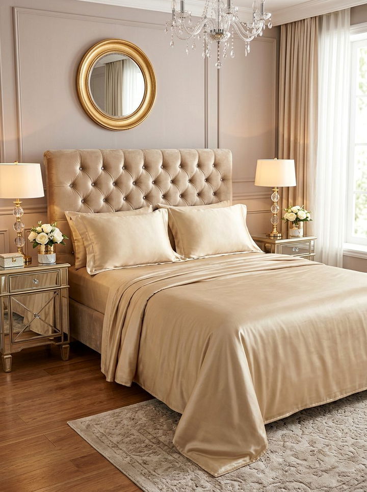 Silk pillowcase and sheet set - 30 bedroom sheet sets