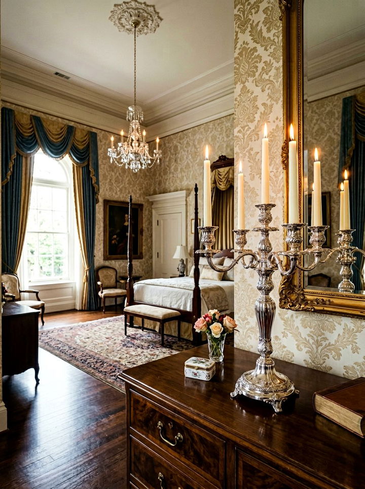 Silver Plated Candelabra - 30 bedroom candle holders