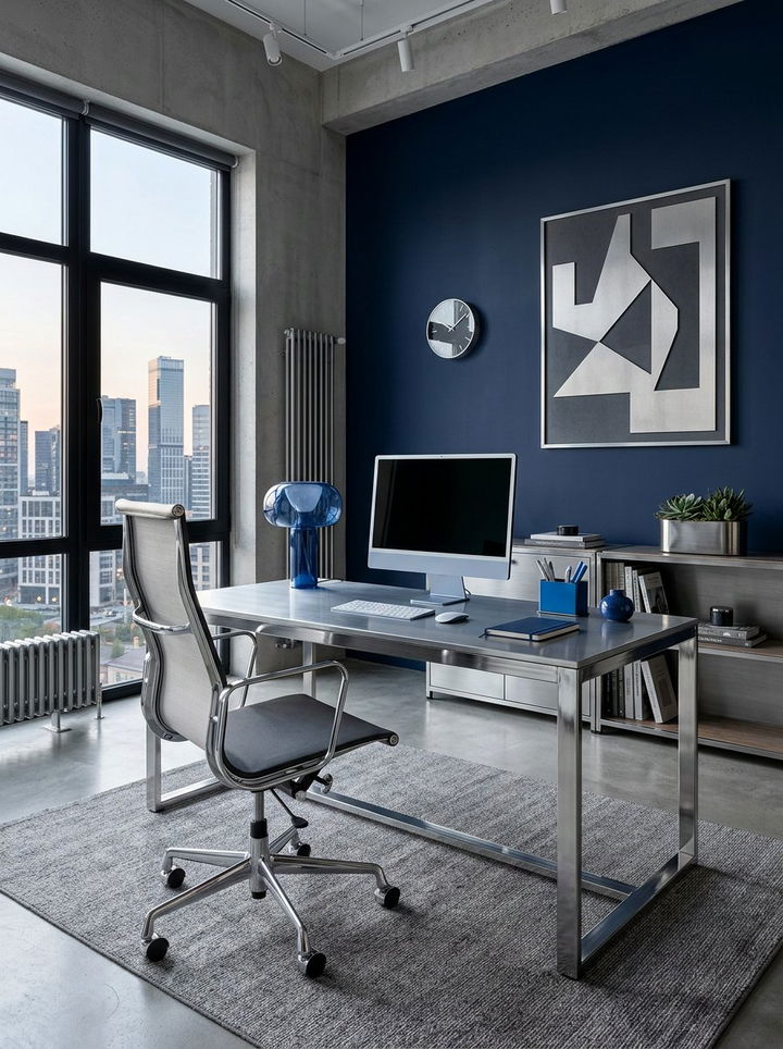 Silver metallic furniture - 30 astronaut bedroom ideas