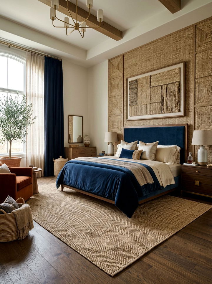 Sisal texture in master bedroom - 30 sisal bedroom ideas