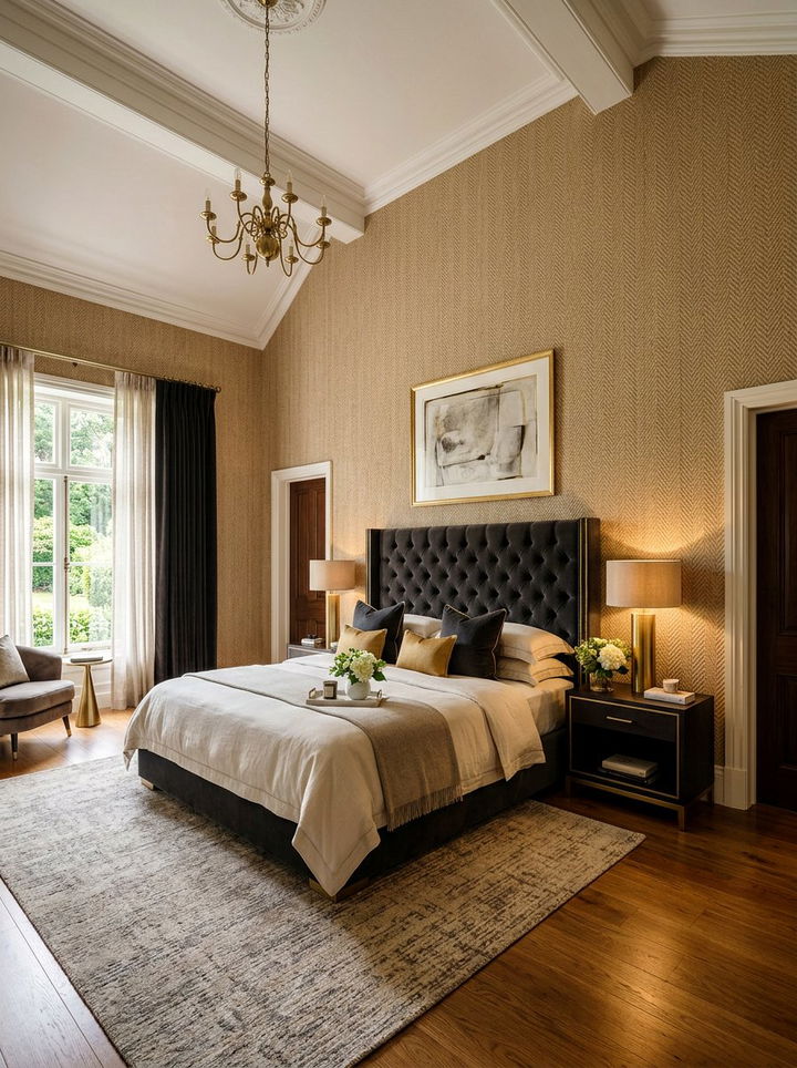 Sisal wall covering - 30 sisal bedroom ideas