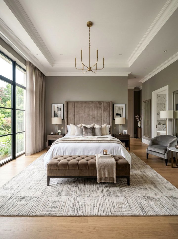 Sitting Area At Foot Of Bed - 30 bedroom furniture arrangement