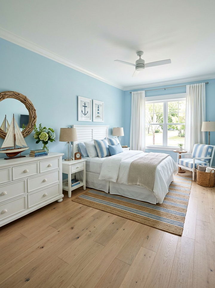 Sky Blue Bedroom - 30 soothing bedroom color ideas