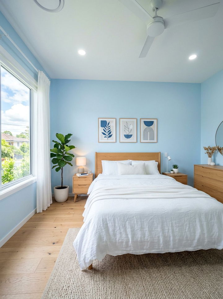 Sky Blue Bedroom - 30 energizing bedroom color ideas