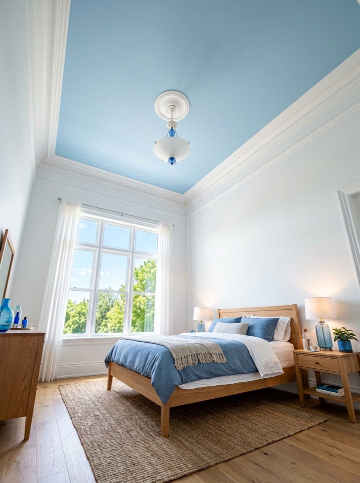 30 Coastal Blue Bedroom Ideas for a Calm Nautical Room