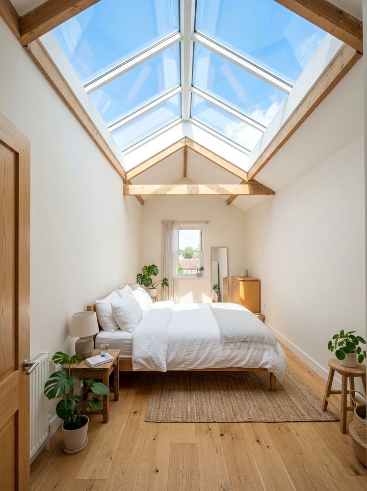 Skylight Bedroom - 30 airy bedroom ideas