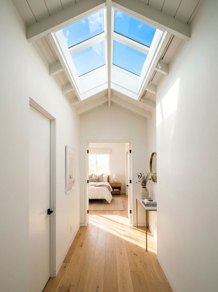 Skylight Natural Lighting - 30 bedroom hallway ideas