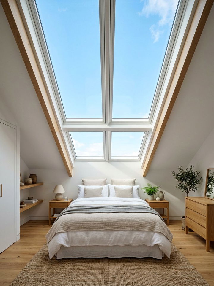Skylight bedroom - 30 restful bedroom ideas
