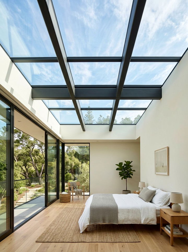 Skylight - 30 bedroom ceiling designs
