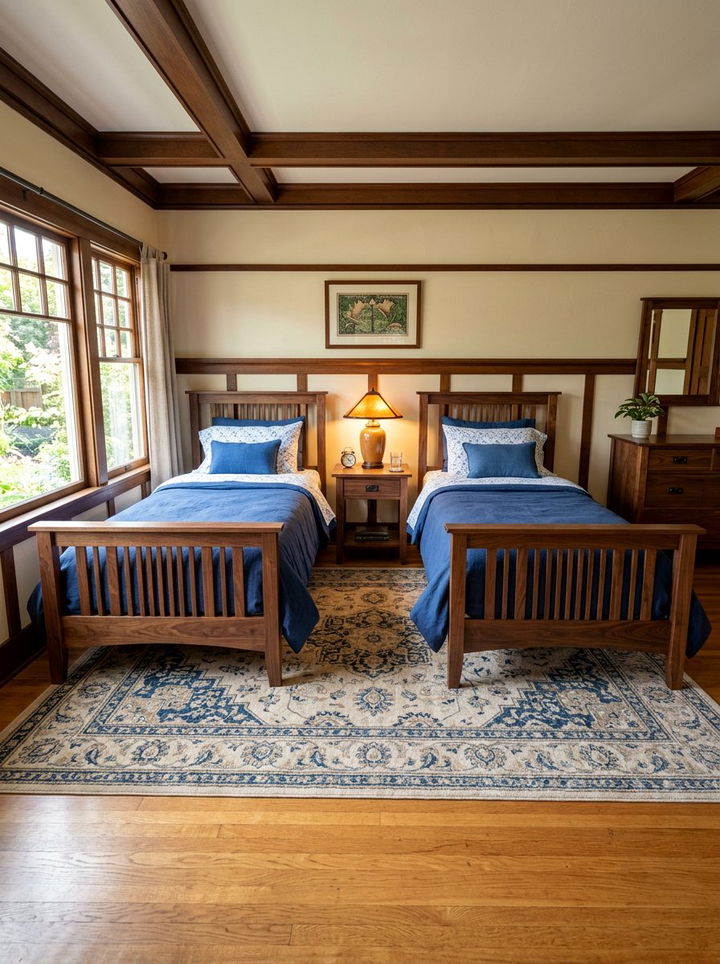 Slat Back Twin Bed Set - 30 twin bedroom sets