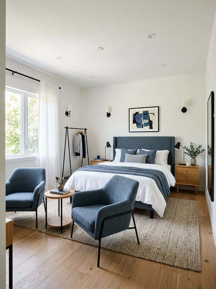 Slate Blue Bedroom Decor - 30 blue bedroom ideas