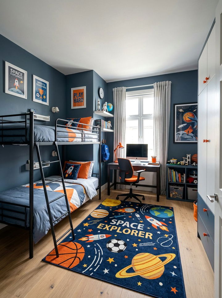 Slate Blue Boys Bedroom - 30 slate blue bedroom ideas