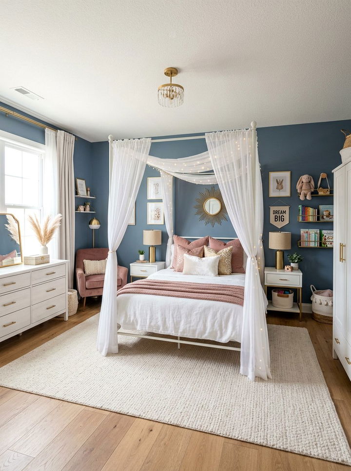 Slate Blue Girls Bedroom - 30 slate blue bedroom ideas