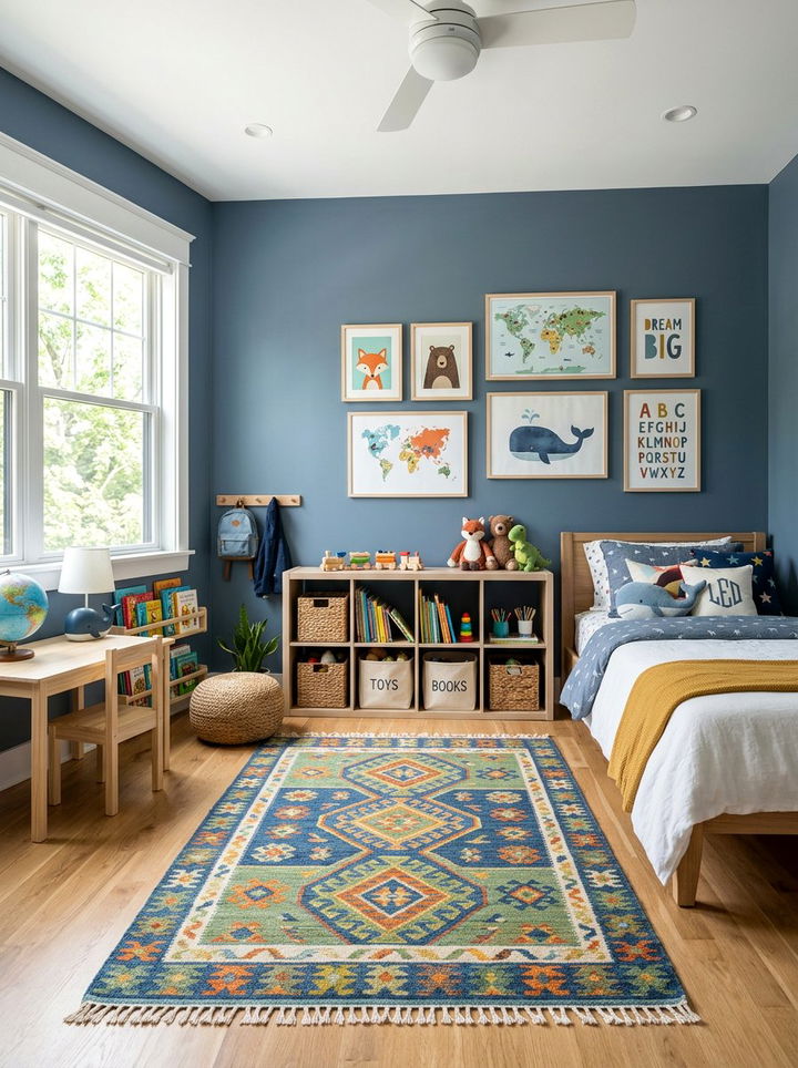 Slate Blue Kids Bedroom - 30 slate blue bedroom ideas