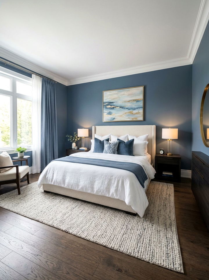 Slate Blue Master Bedroom - 30 slate blue bedroom ideas