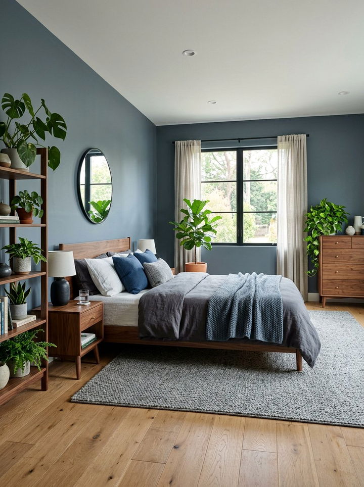 Slate Gray Modern Bedroom - 30 contemporary gray bedroom ideas