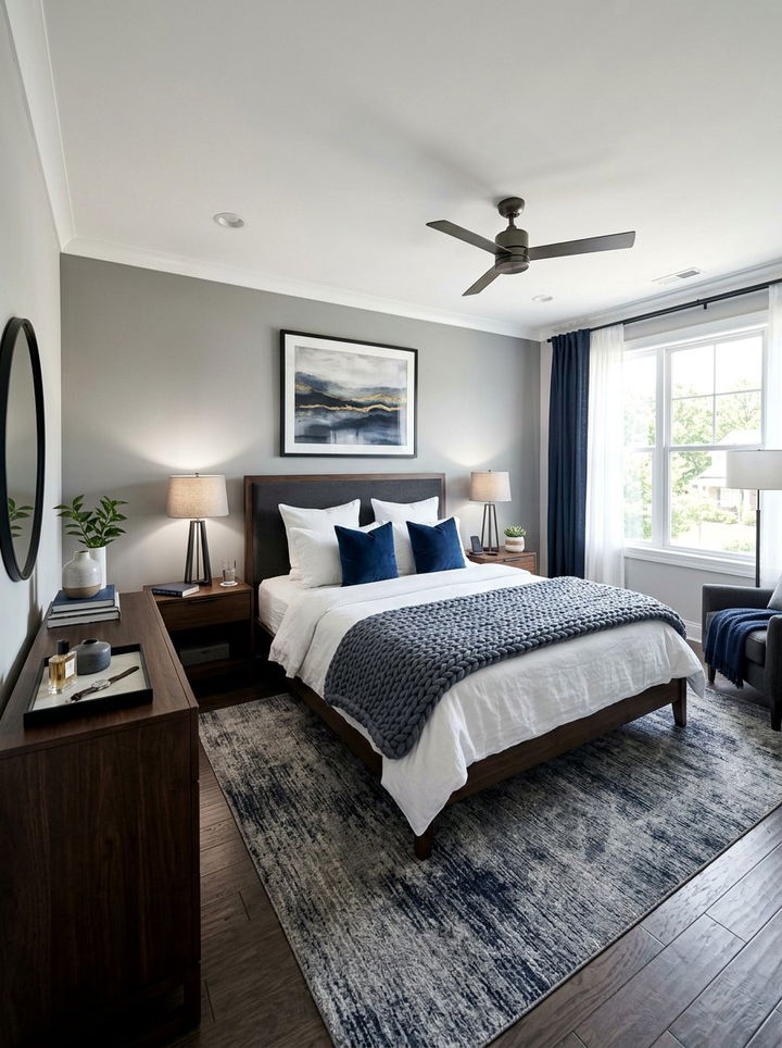 Slate Grey Knit Blanket - 30 bedroom chunky knit throws